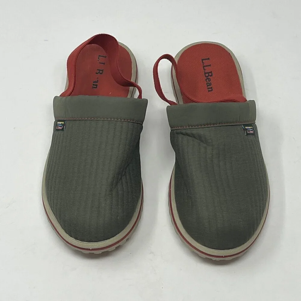 LL Bean Kids' Airlight Slippers ankle strap 3-4